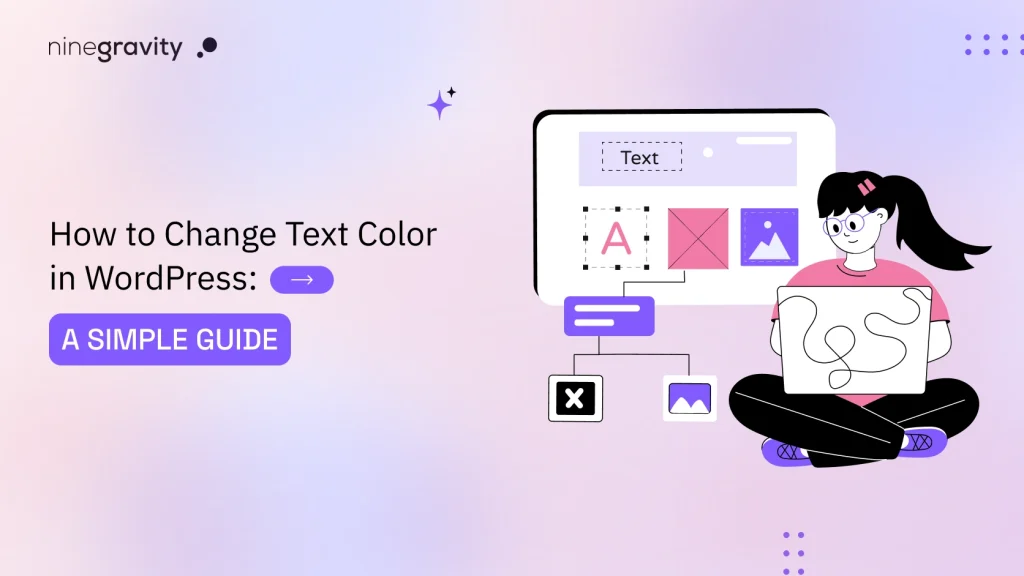 change text color in wordpress